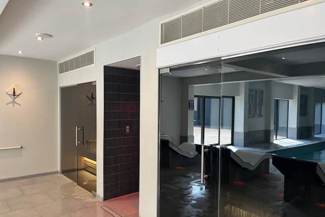 Himalayan salt sauna and steam room