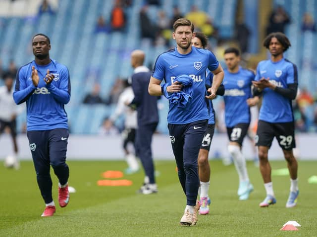 Pompey forward Callum Lang