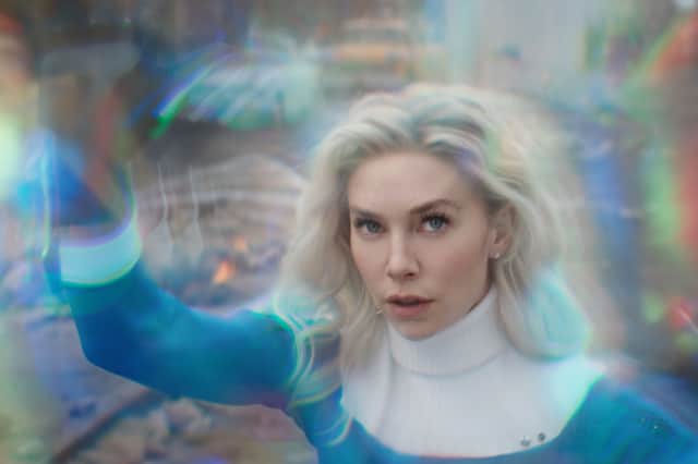 Vanessa Kirby as Sue Storm/Invisible Woman in The Fantastic Four: First Steps