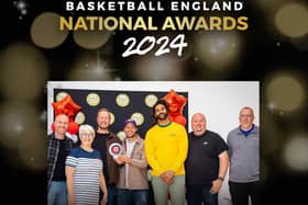 Portsmouth Force celebrate being named Community Club of the Year by Basketball England