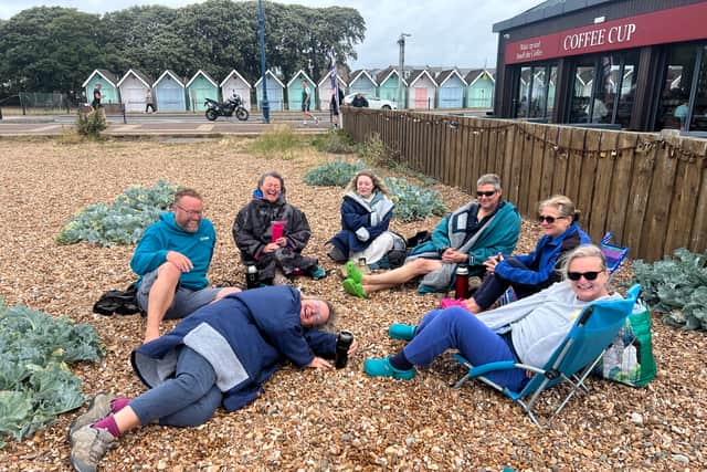 Swimmers in Southsea are concerned that they'll become ill from going in the water near South Parade Pier.