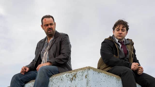 Danny Dyer (L) and Ryan Sampson (R) in Mr. Bigstuff season 2