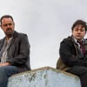 Danny Dyer (L) and Ryan Sampson (R) in Mr. Bigstuff season 2