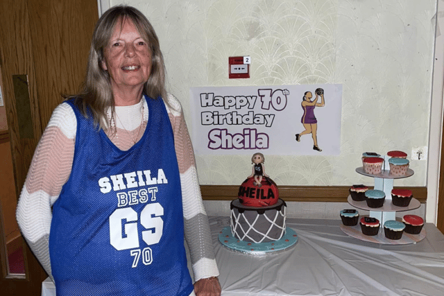 Sheila Osborne, 73, once played netball shortly after being in hospital with pneumonia.