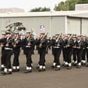 The Guard of Honour at HMS Sultan's Engineer's Passing Out Parade