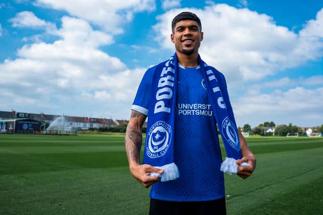 Pompey announced the signing of Luke Le Roux on Friday evening