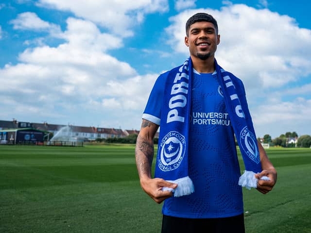 Pompey announced the signing of Luke Le Roux on Friday evening