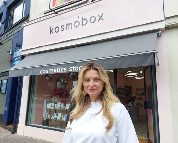 Tatjana Volaka opened Kosmobox in Albert Road two months ago and already has a set of loyal local customers.