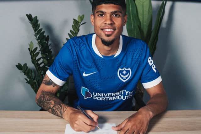 Luke Le Roux has signed a three-year deal at Pompey. Picture: Portsmouth FC