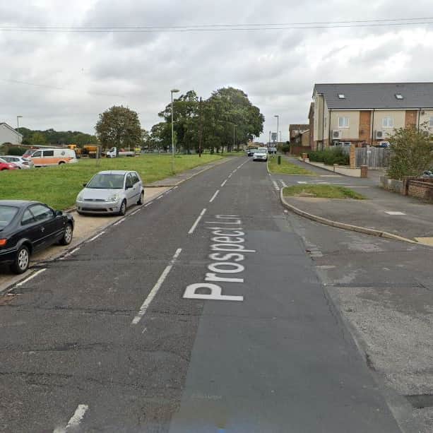 Prospect Lane, at the junction with Baybridge Road