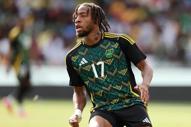 Rumarn Burrell in action for Jamaica in May during their Unity Cup Final against Nigeria. Picture: Harry Murphy/Getty Images