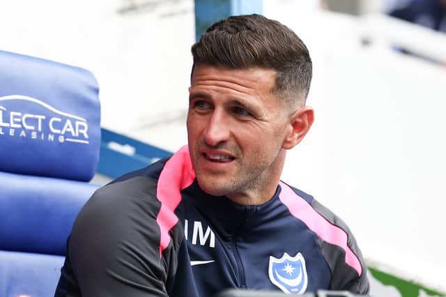 Pompey boss John Mousinho