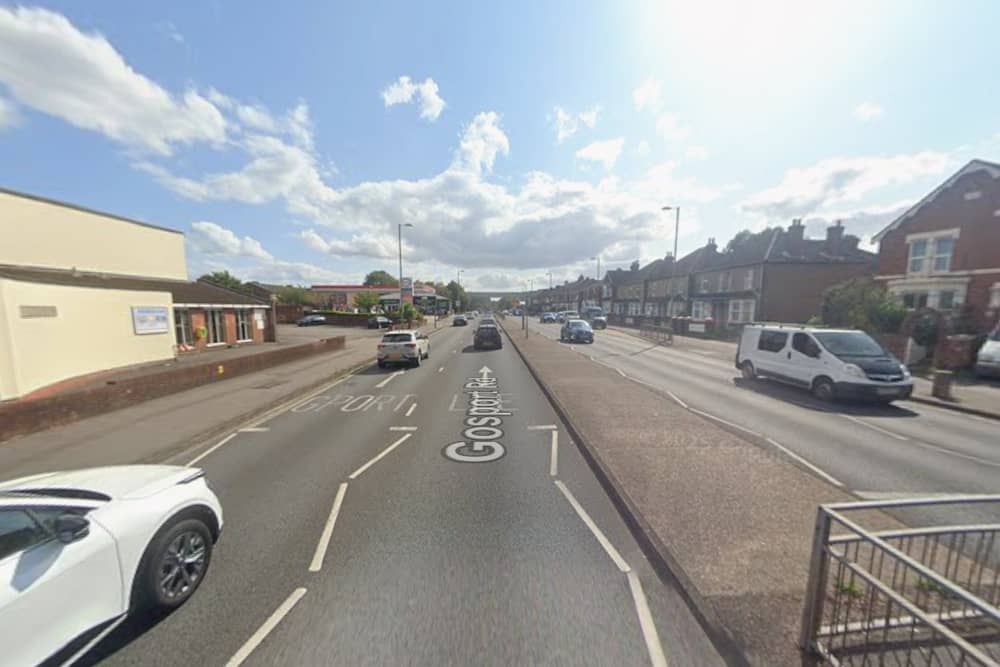 A man has been arrested in Fareham on suspicion of arson after a vehicle was set on fire.