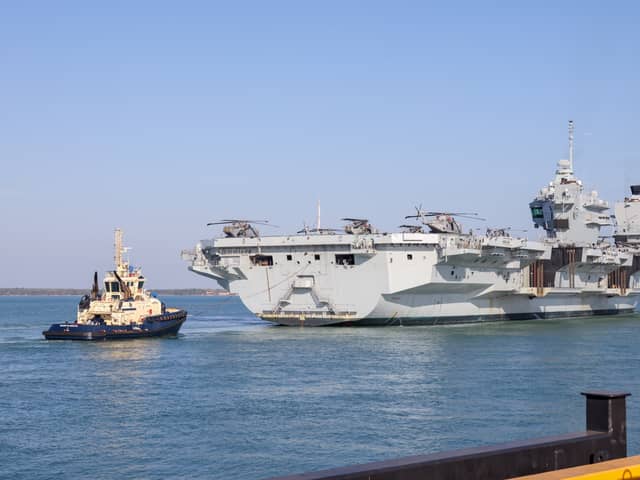 Royal Navy aircraft carrier HMS Prince of Wales leaving Darwin in Australia on July 29, heading to Japan for the next stage of Operation Highmast.