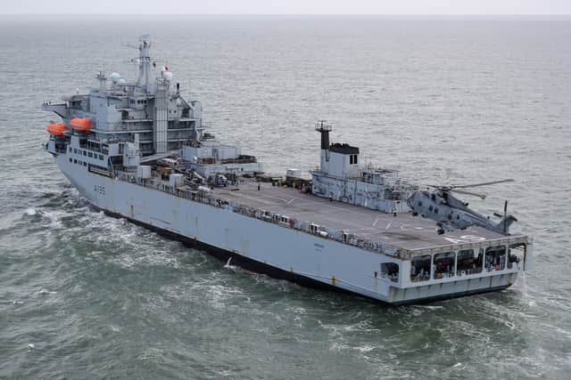 RFA Argus, a Primary Casualty Receiving Ship, is still stuck at HMNB Portsmouth after having her safety certification withdrawn.