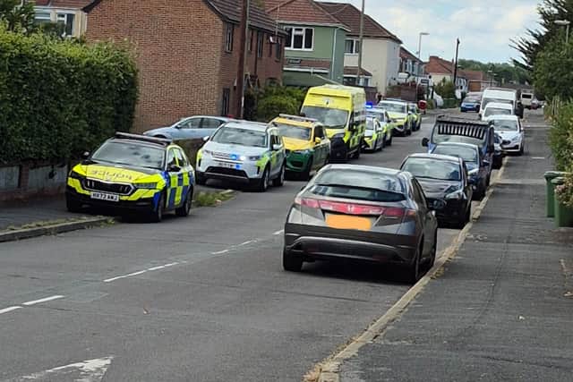Emergency services are responding to a serious crash in St Anne's Grove.