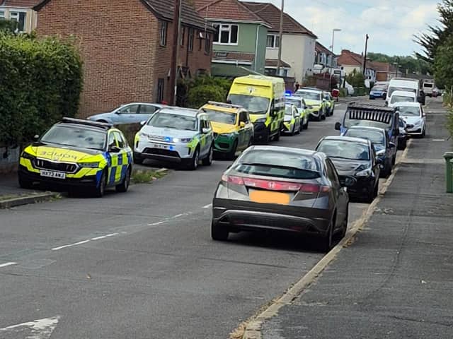 Emergency services are responding to a serious crash in St Anne's Grove. 