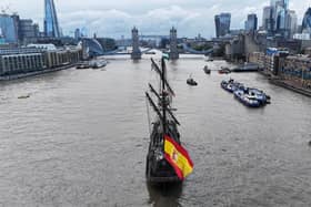 The replica Spanish Galleon, Galeón Andalucía, is due to visit Portsmouth and is offering people the chance to step onboard. She will be docked at Gunwharf Quays.