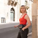 Lauren Lyle as Karen Pirie. 