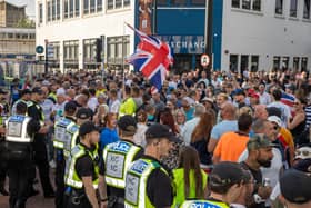Large crowds in Waterlooville
