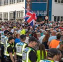 Large crowds in Waterlooville