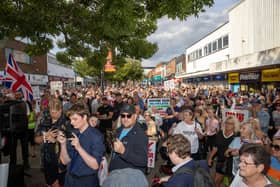 A packed precinct