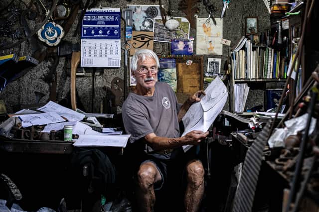 Pete Clutterbuck founded his blacksmiths in 1970.