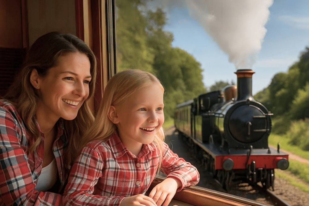All aboard for family adventure – the Bluebell Railway brings the golden age of steam to life in the Sussex countryside.