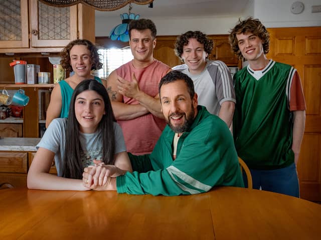 Happy Gilmore with his family in Happy Gilmore 2
