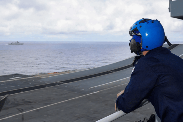 HMS Prince of Wales and the UK Carrier Strike Group joined forces with the Indonesian Navy on the latest step of their Indo-Pacific deployment.