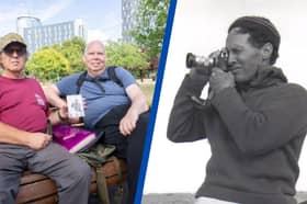Portsmouth historian Chris Cornell, brother Kevin Cornell and their late father Donald Cornell.