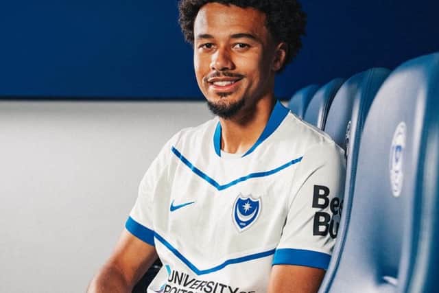 Florian Bianchini was unveiled as Pompey's fifth signing of the transfer window on Thursday night