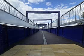 The footbridge joining Fratton Railway Station and Goldsmith Avenue has now reopened.