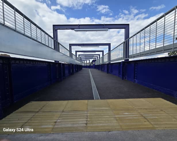 The footbridge joining Fratton Railway Station and Goldsmith Avenue has now reopened.