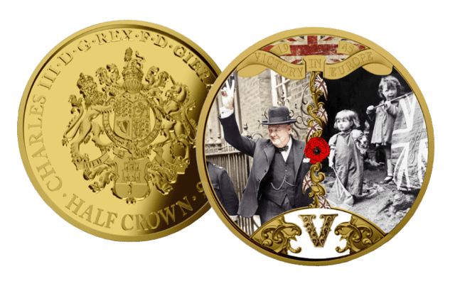The coin is also available in gold, but you'll need to pay £29.99