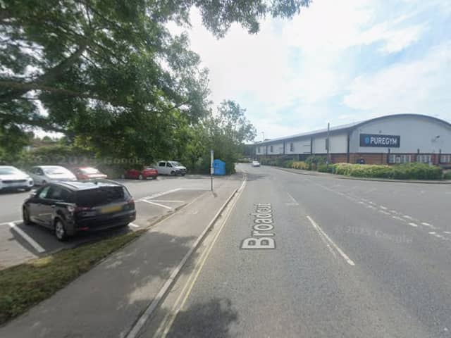 The cyclist, aged in his 90s, was hit by a car in Broadcut, Fareham.