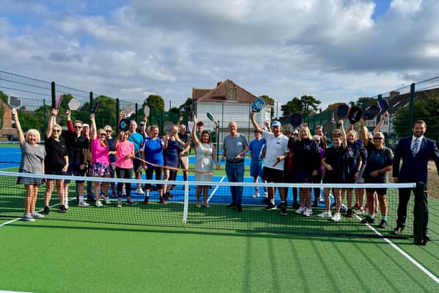 New courts at Privett Park