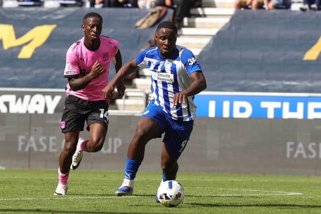 Christian Saydee made his debut for Wigan on Saturday.