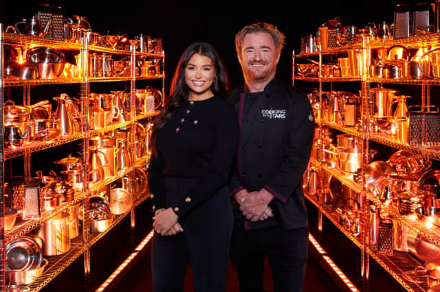 Cooking with the Stars: Jessica Wright and Jack Stein.