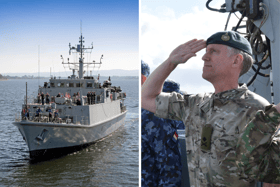 HMS Pembroke, a Royal Navy minehunter, has officially been commissioned into the Romanian Navy at a ceremony in Scotland. She was sold alongside her sister ship, HMS Blyth.