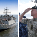 HMS Pembroke, a Royal Navy minehunter, has officially been commissioned into the Romanian Navy at a ceremony in Scotland. She was sold alongside her sister ship, HMS Blyth.