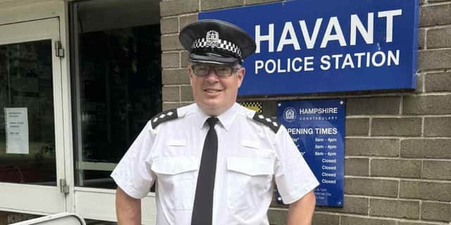 Chief Inspector Matt Moss has been named as the new District Commander for Havant and East Hampshire.