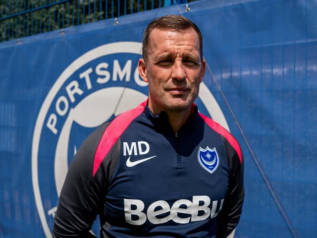 Michael Doyle has become first-team coach and set-piece coach following his appointment to John Mousinho's coaching staff. Picture: Portsmouth FC