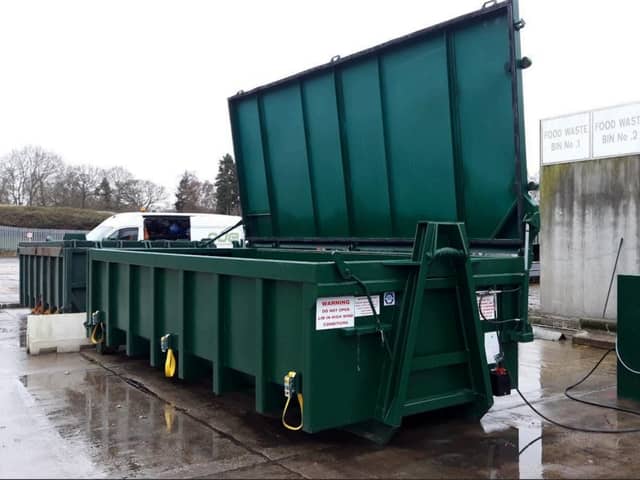 The proposed containers for Downend Quarry, Portchester