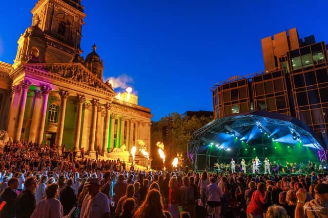 Thousands flocked to Guildhall Square for two unique outdoor concerts - the first of their kind. 

Pictur: Steve Spurgin Photography