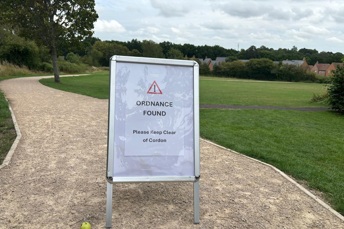 Nicht explodierte Bombe in Priory Park entdeckt, führt zu Notabsperrung ...