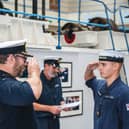 The ceremony within METG for newly promoted Leading Engineering Technicians, at HMS Sultan. A historic anniversary was celebrated at the Gosport Royal Navy base.