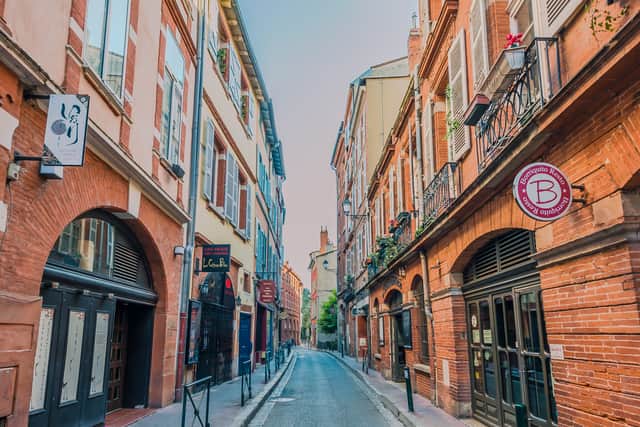 Toulouse is known as 'La Ville Rose' - The Pink City - for the bright colouring of its buildings.