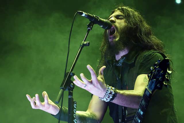 Robb Flynn from Machine Head; the band are day two's headline act as Bloodstock 2025 continues over the weekend.