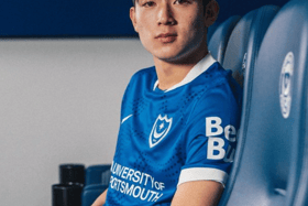 Pompey have signed Yang Min-hyeok on loan from Spurs. Pic: Portsmouth FC